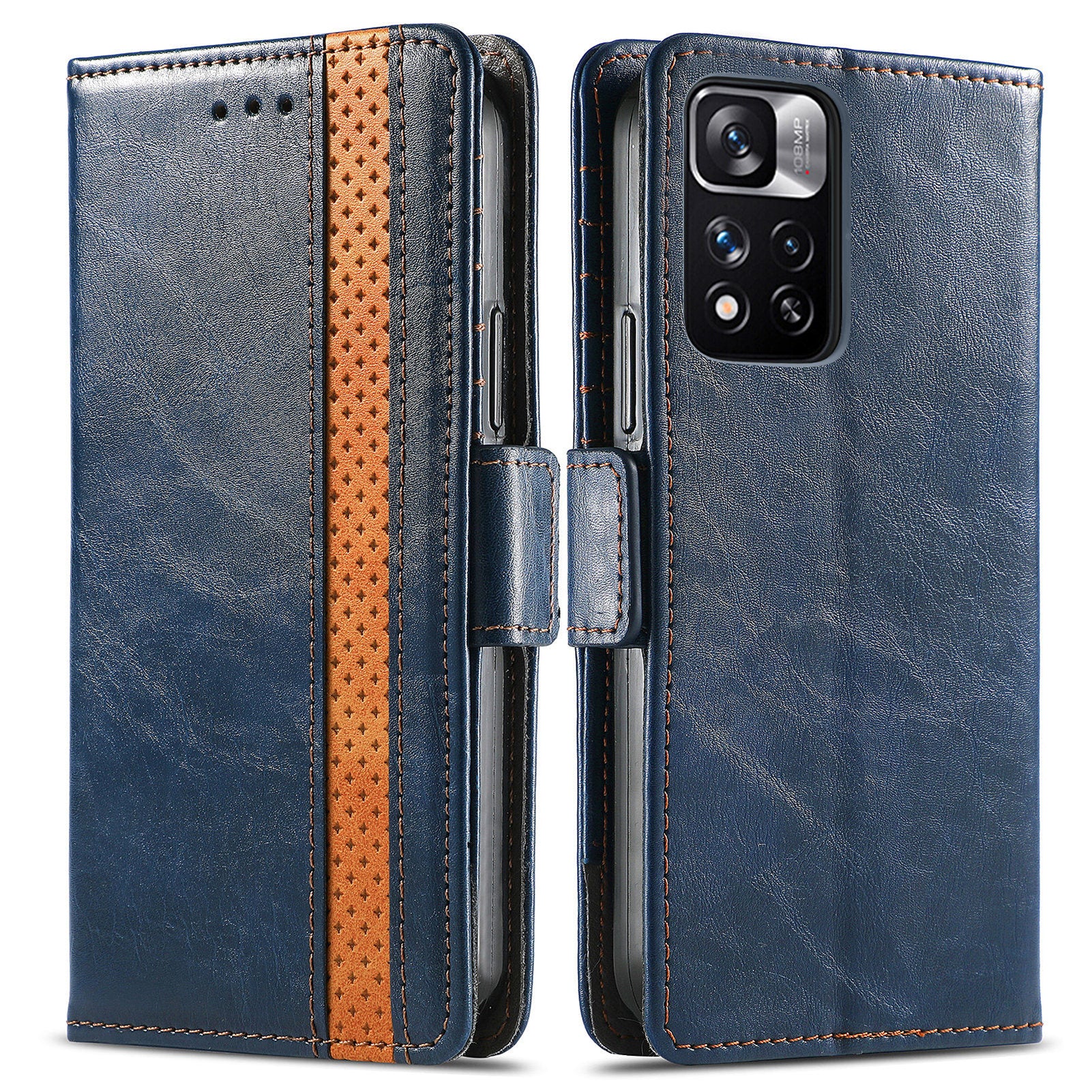 CASENEO 002 Series for Xiaomi Poco X4 NFC Redmi Note 11 Pro 5G (China) (MediaTek) RFID Blocking PU Leather Phone Case Business Splicing Wallet Stand Cover CASENEO 002 Series for Xiaomi Poco X4 NFC Redmi Note 11 Pro 5G (China) (MediaTek) RFID Blocking PU Leather Phone Case Business Splicing Wallet Stand Cover